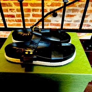 Zara Espadrille Footbed Flats | Size 40